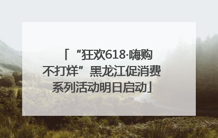 “狂欢618·嗨购不打烊”黑龙江促消费系列活动明日启动