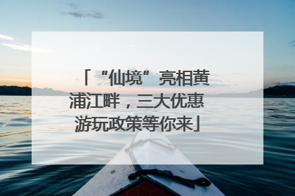“仙境”亮相黄浦江畔，三大优惠游玩政策等你来