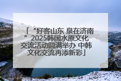 “好客山东 泉在济南”2025韩国水原文化交流活动圆满举办 中韩文化交流再添新彩