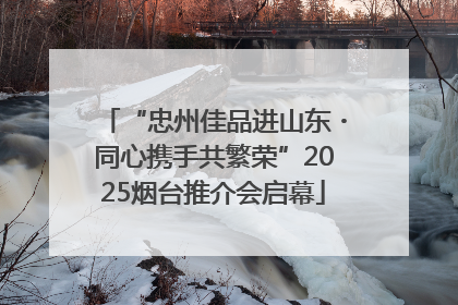 “忠州佳品进山东・同心携手共繁荣”2025烟台推介会启幕