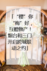 “樱”你“梅”好，互赠物产！烟台和三门开启跨城联动之约