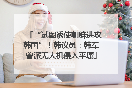 “试图诱使朝鲜进攻韩国”！韩议员：韩军曾派无人机侵入平壤