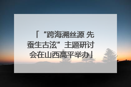 “跨海溯丝源 先蚕生古泫”主题研讨会在山西高平举办