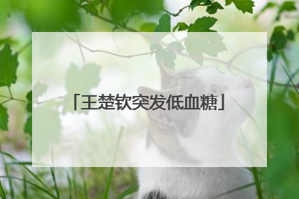 王楚钦突发低血糖