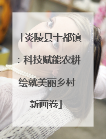 炎陵县十都镇：科技赋能农耕 绘就美丽乡村新画卷