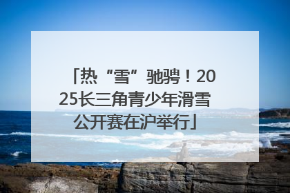 热“雪”驰骋！2025长三角青少年滑雪公开赛在沪举行