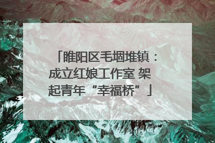 睢阳区毛堌堆镇：成立红娘工作室 架起青年“幸福桥”