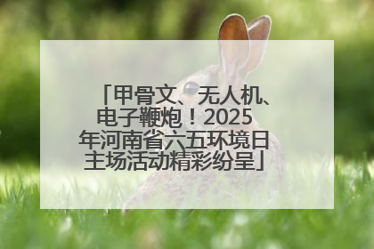 甲骨文、无人机、电子鞭炮！2025年河南省六五环境日主场活动精彩纷呈