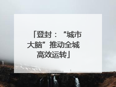 登封：“城市大脑”推动全城高效运转