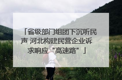 省级部门组团下沉听民声 河北构建民营企业诉求响应“高速路”