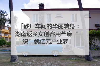 砂厂车间的华丽转身：湖南返乡女创客用苎麻“织”就亿元产业梦