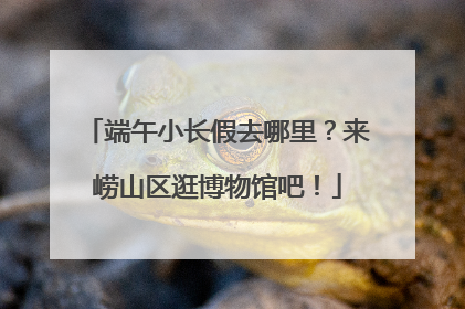 端午小长假去哪里？来崂山区逛博物馆吧！