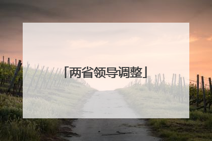 两省领导调整