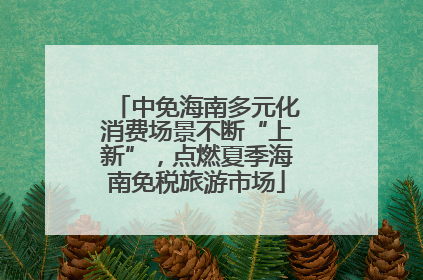 中免海南多元化消费场景不断“上新”，点燃夏季海南免税旅游市场