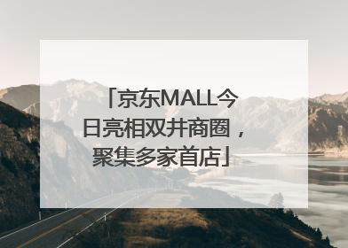 京东MALL今日亮相双井商圈，聚集多家首店