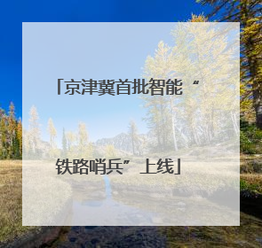 京津冀首批智能“铁路哨兵”上线