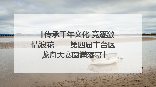 传承千年文化 竞逐激情浪花——第四届丰台区龙舟大赛圆满落幕