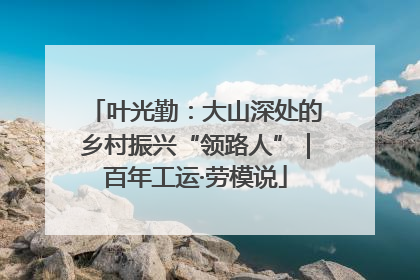 叶光勤：大山深处的乡村振兴“领路人”｜百年工运·劳模说