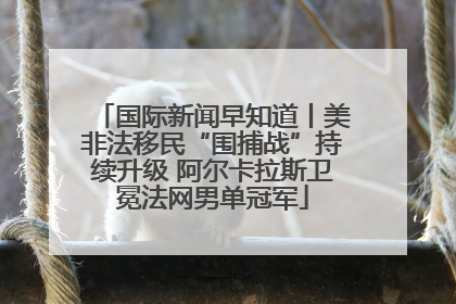 国际新闻早知道丨美非法移民“围捕战”持续升级 阿尔卡拉斯卫冕法网男单冠军