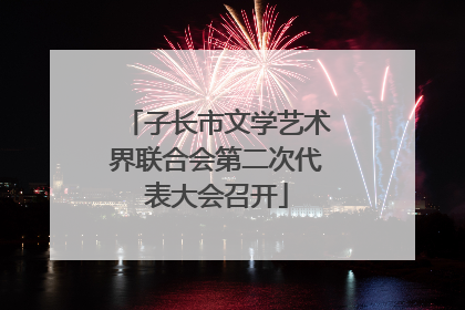 子长市文学艺术界联合会第二次代表大会召开