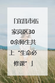 宜昌市伍家岗区300余师生共上“生命必修课”