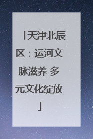 天津北辰区：运河文脉滋养 多元文化绽放