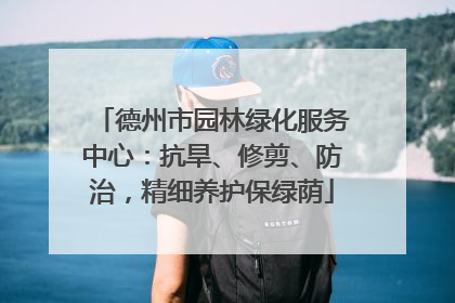 德州市园林绿化服务中心：抗旱、修剪、防治，精细养护保绿荫