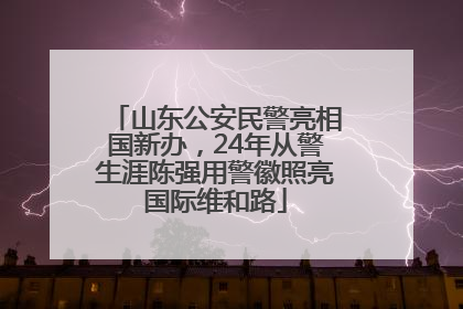 山东公安民警亮相国新办，24年从警生涯陈强用警徽照亮国际维和路