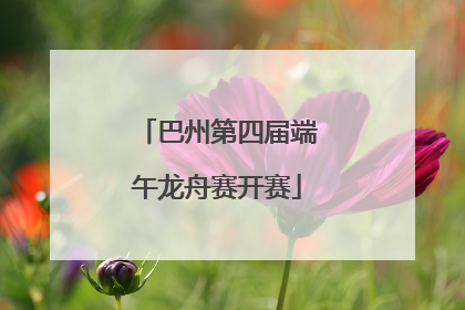 巴州第四届端午龙舟赛开赛