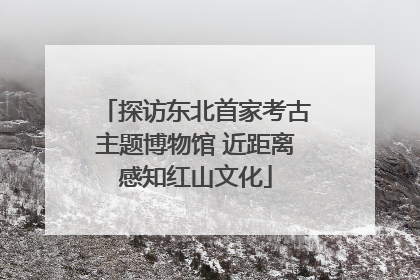 探访东北首家考古主题博物馆 近距离感知红山文化