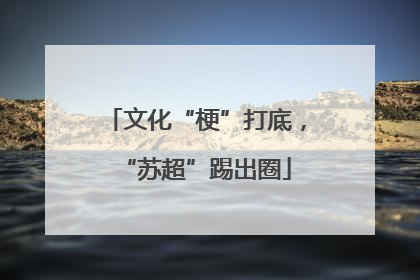 文化“梗”打底，“苏超”踢出圈
