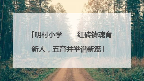 明村小学——红砖铸魂育新人，五育并举谱新篇