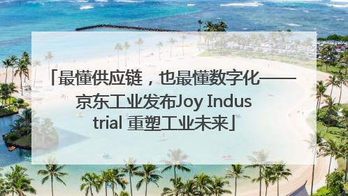 最懂供应链，也最懂数字化——京东工业发布Joy Industrial 重塑工业未来