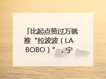 比起点赞过万就推“拉波波（LABOBO）”，宁波银行还是拉业绩吧｜财经辣评
