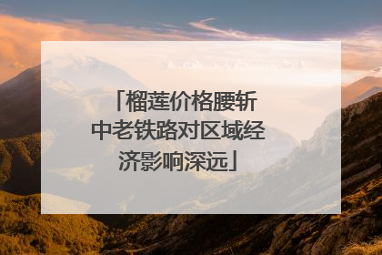 榴莲价格腰斩 中老铁路对区域经济影响深远