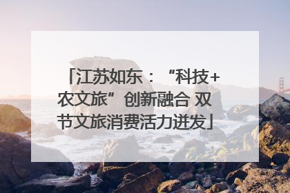 江苏如东：“科技+农文旅”创新融合 双节文旅消费活力迸发