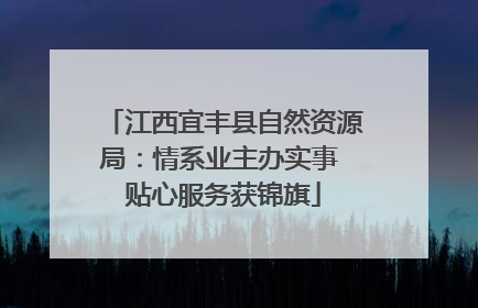 江西宜丰县自然资源局：情系业主办实事 贴心服务获锦旗