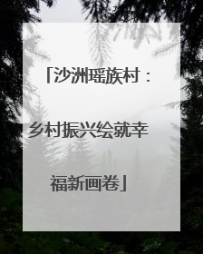 沙洲瑶族村：乡村振兴绘就幸福新画卷