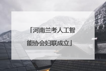 河南兰考人工智能协会妇联成立