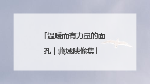温暖而有力量的面孔｜藏域映像集