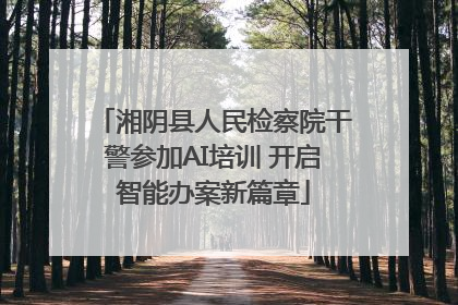 湘阴县人民检察院干警参加AI培训 开启智能办案新篇章