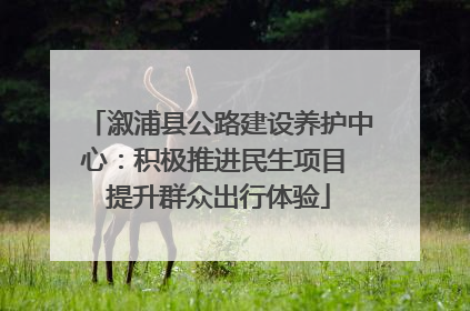 溆浦县公路建设养护中心：积极推进民生项目 提升群众出行体验