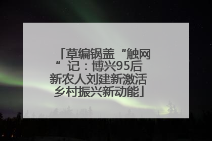 草编锅盖“触网”记：博兴95后新农人刘建新激活乡村振兴新动能
