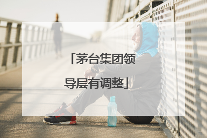 茅台集团领导层有调整