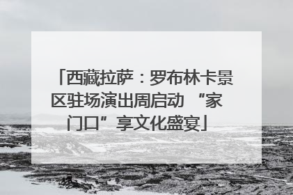 西藏拉萨：罗布林卡景区驻场演出周启动 “家门口”享文化盛宴