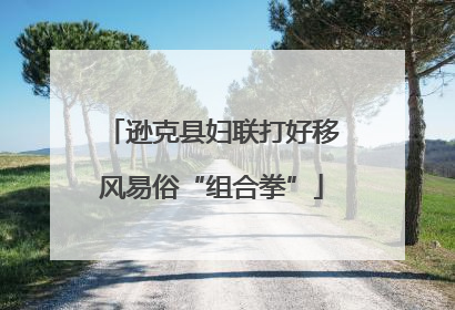 逊克县妇联打好移风易俗“组合拳”