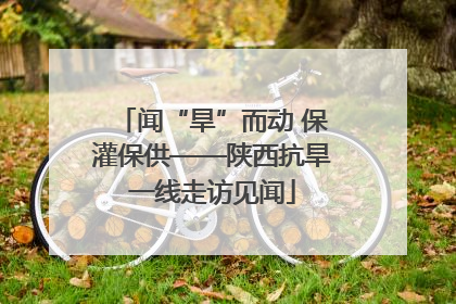 闻“旱”而动 保灌保供——陕西抗旱一线走访见闻