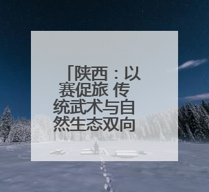 陕西：以赛促旅 传统武术与自然生态双向奔赴