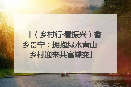 （乡村行·看振兴）畲乡景宁：拥抱绿水青山 乡村迎来共富蝶变
