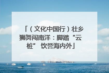 （文化中国行）壮乡狮舞闯南洋：脚踏“云桩” 饮誉海内外